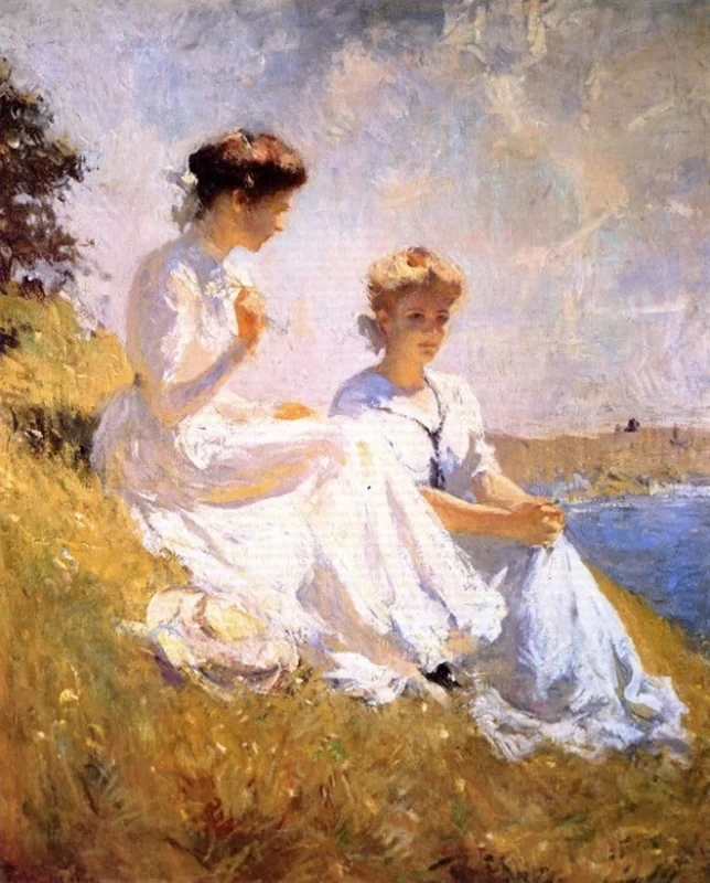 Ritratto di Elizabeth and Anna, 1909